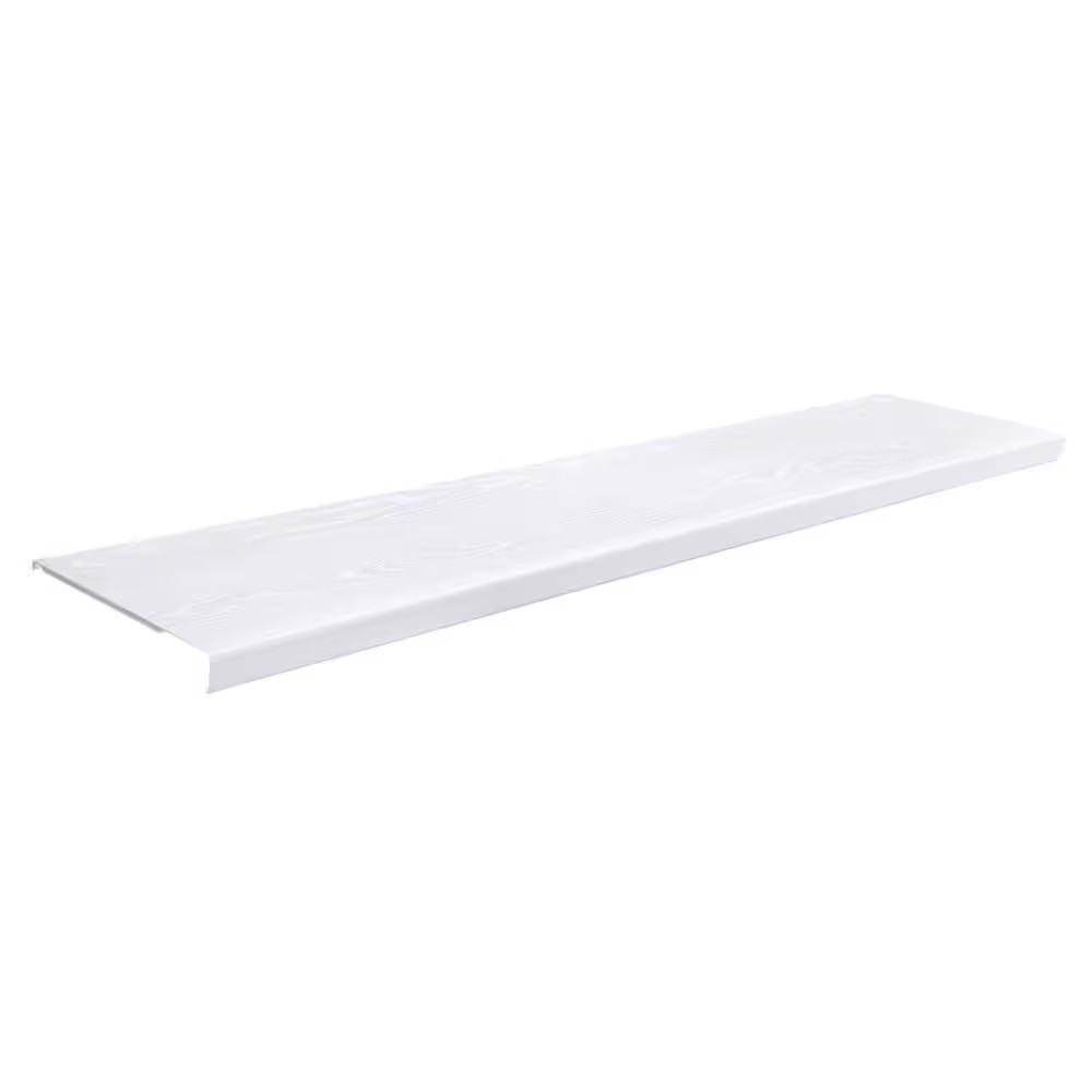 4 ft.x 12 in.Decorative Shelf Cover - White 90338 Free Shipping