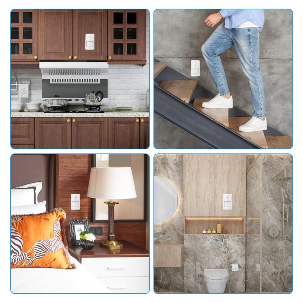 Motion Switch with Outlet, Wireless Motion Activated Light Control, Motion Ac...