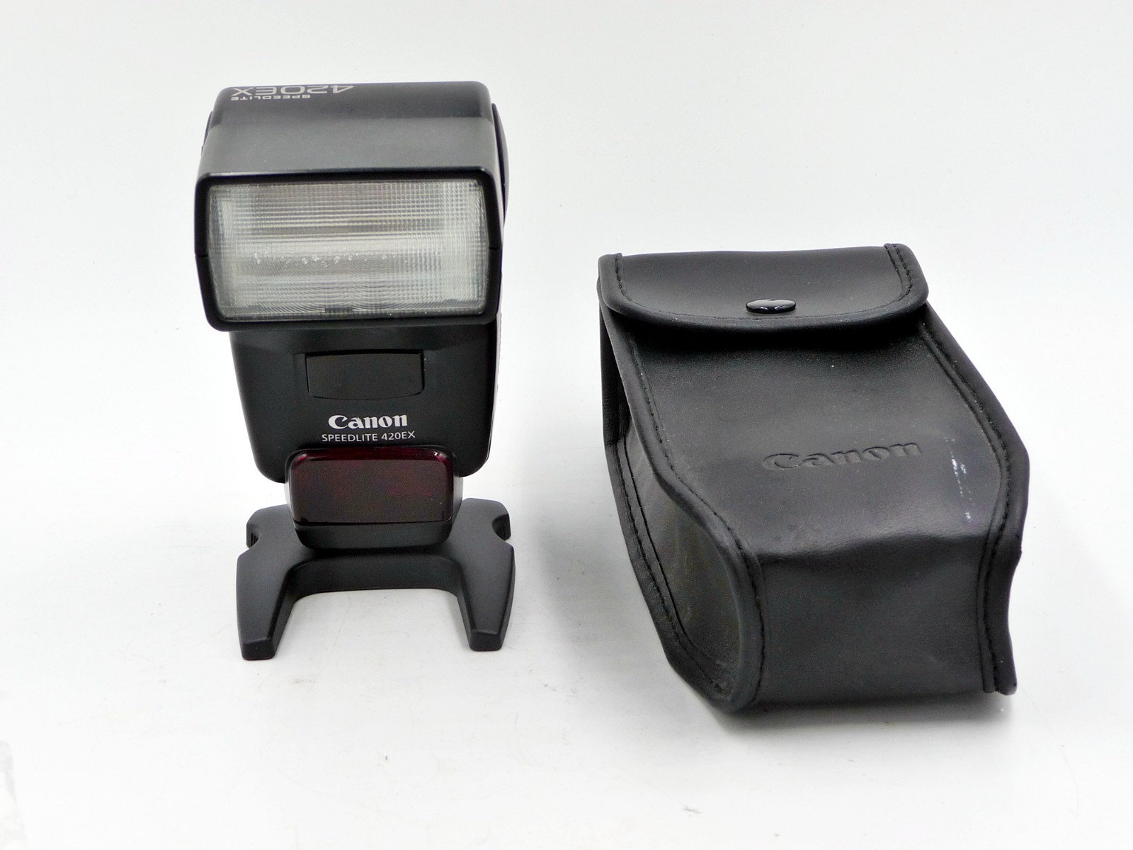 Canon Speedlite 420EX with stand and pouch, TESTED
