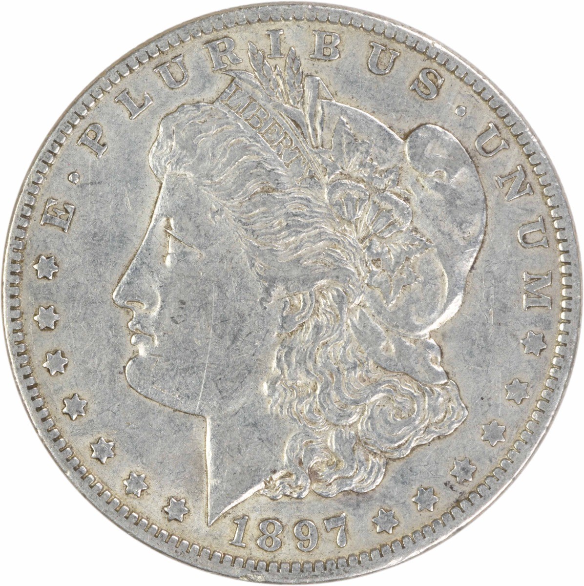 1897-O Morgan Silver Dollar EF Uncertified #211