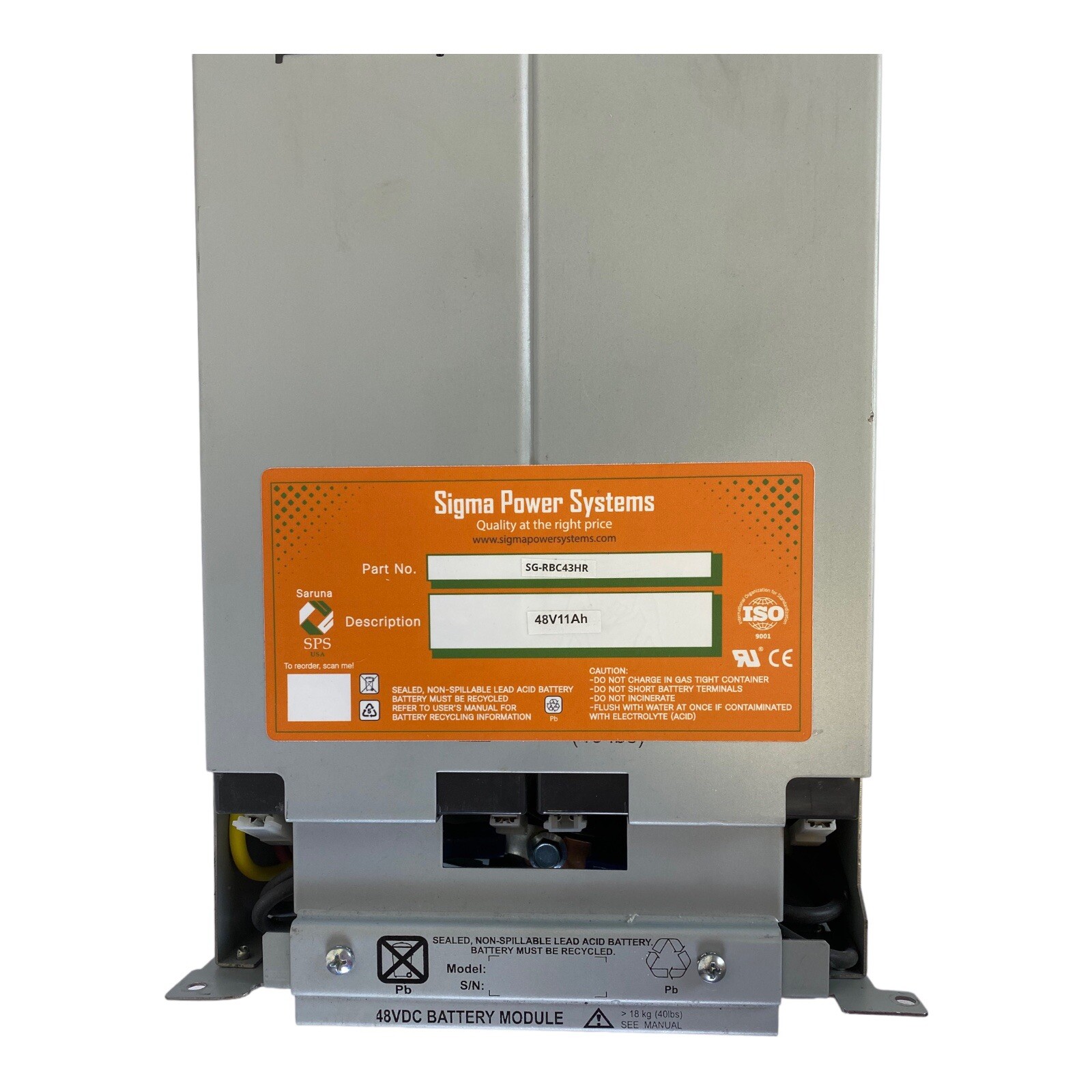 APC RBC43HR compatible battery pack SPS Brand