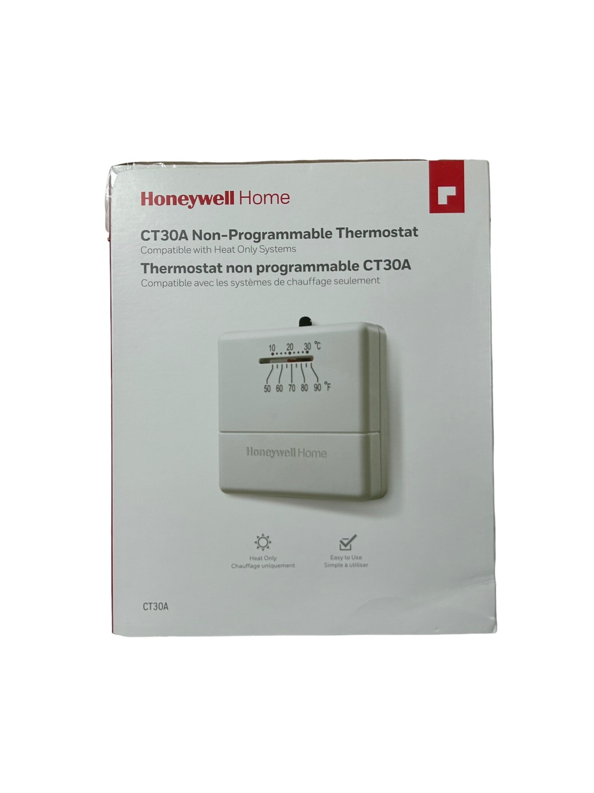 Honeywell Home # CT30A Non Programmable Heat Thermostat CT30A1005