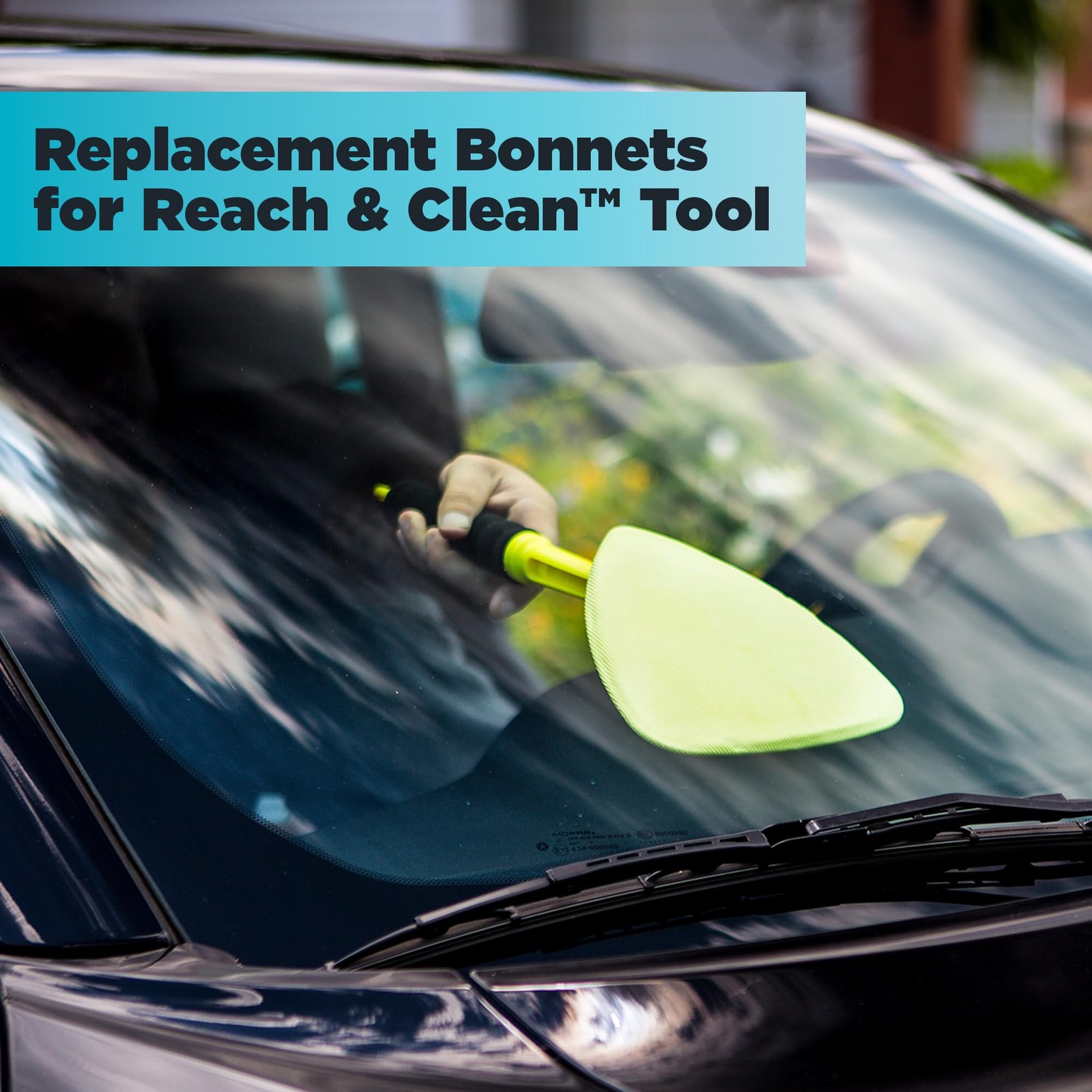 Replacement Bonnets Elastic Microfiber Pack of 3 95183 for Reach and Clean Tool