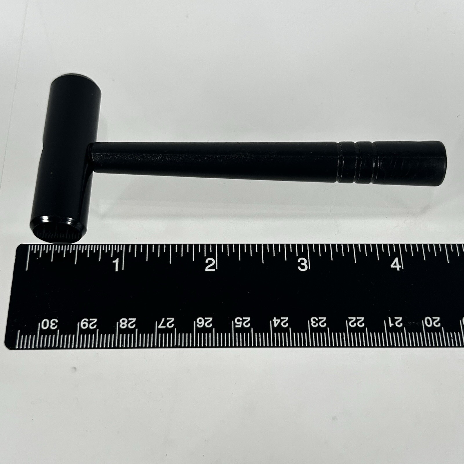 Mini black metal mallet 2oz head and plastic handle 4.5"