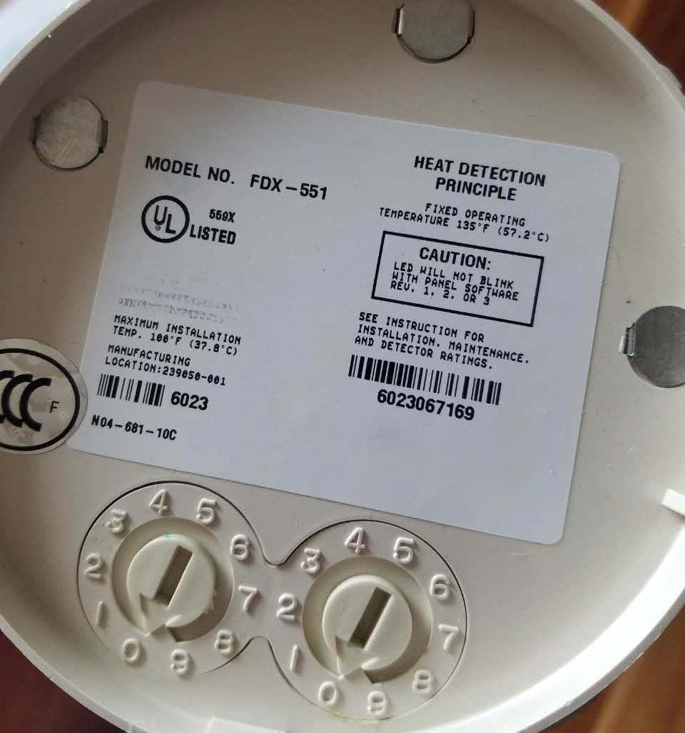 1PCS For NOTIFIER Intelligent temperature FDX-551