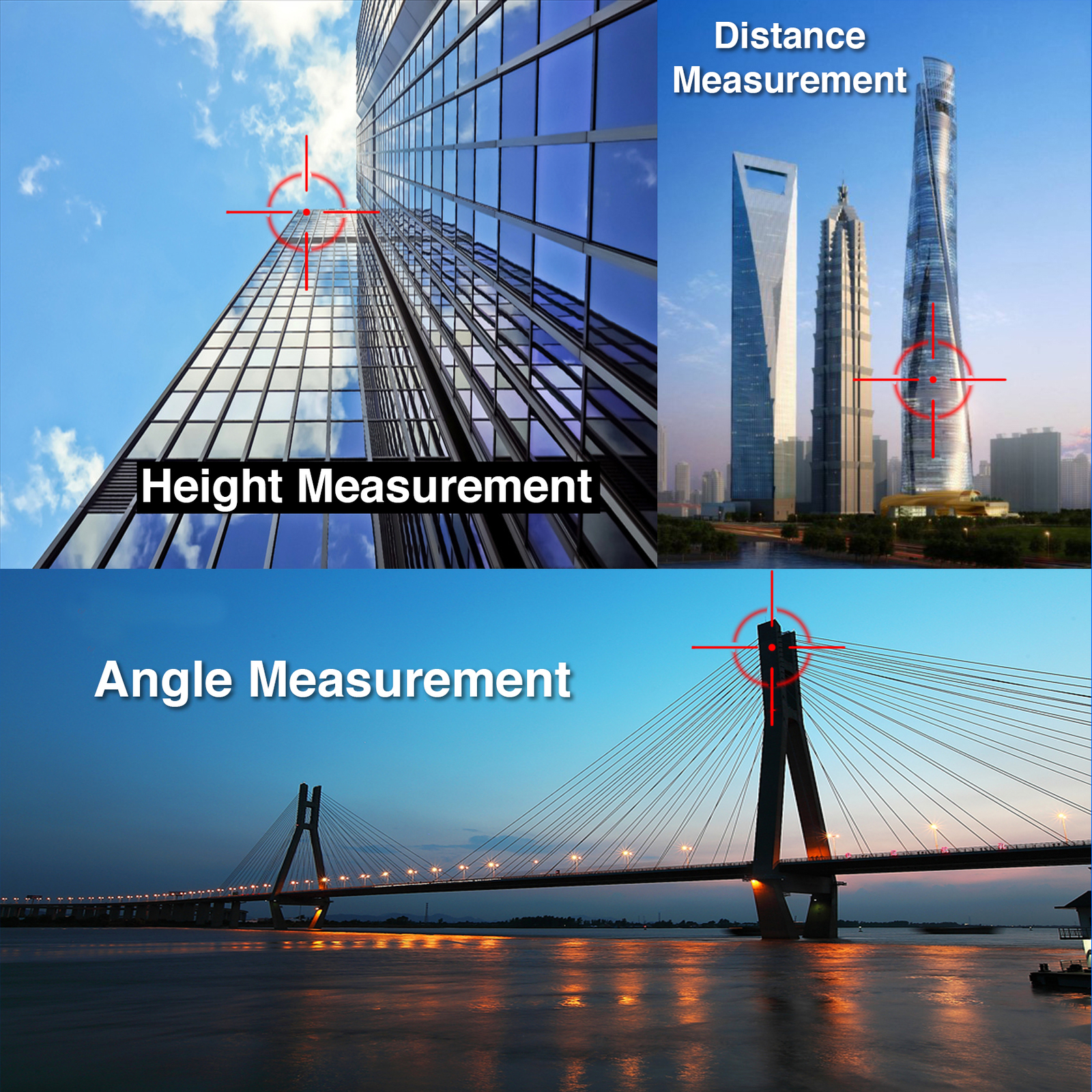 Surgoal HD 1600YD Laser Rangefinder Distance Measurer Accuracy±0.5YD All-purpose
