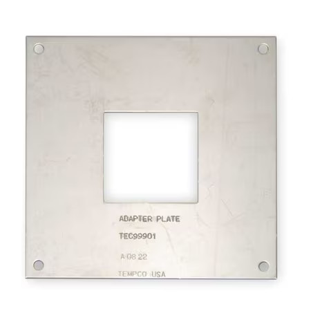 Tempco Tec99901 Adapter Plate, Adapts 1/4 Cutout To 1/16