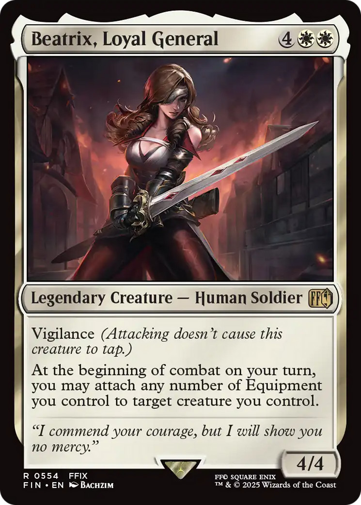Beatrix, Loyal General Magic: The Gathering FINAL FANTASY 554
