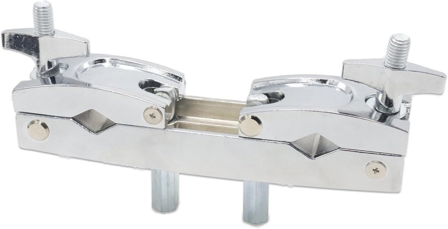 Cashbeat Silver Adjustable Multi-Clamp, Quick Release Cymbal Stand Mount Holder