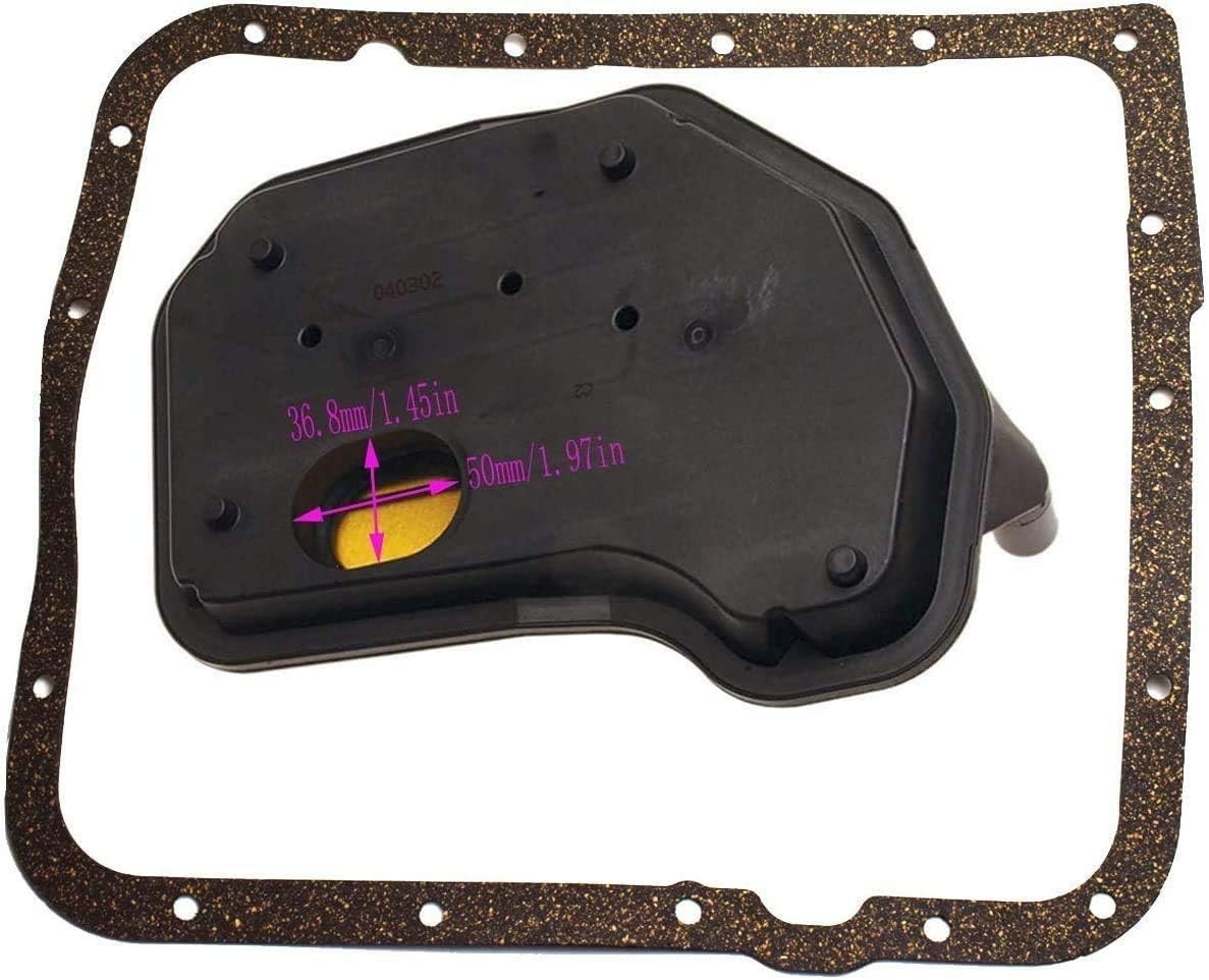 4L60E Shift Solenoid Valve A&B with Transmission Filter Gasket Kit Compatible wi