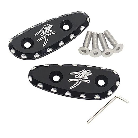 Mirror Hole Covers,Made of Aluminum Alloy Compatible with Suzuki Hayabusa