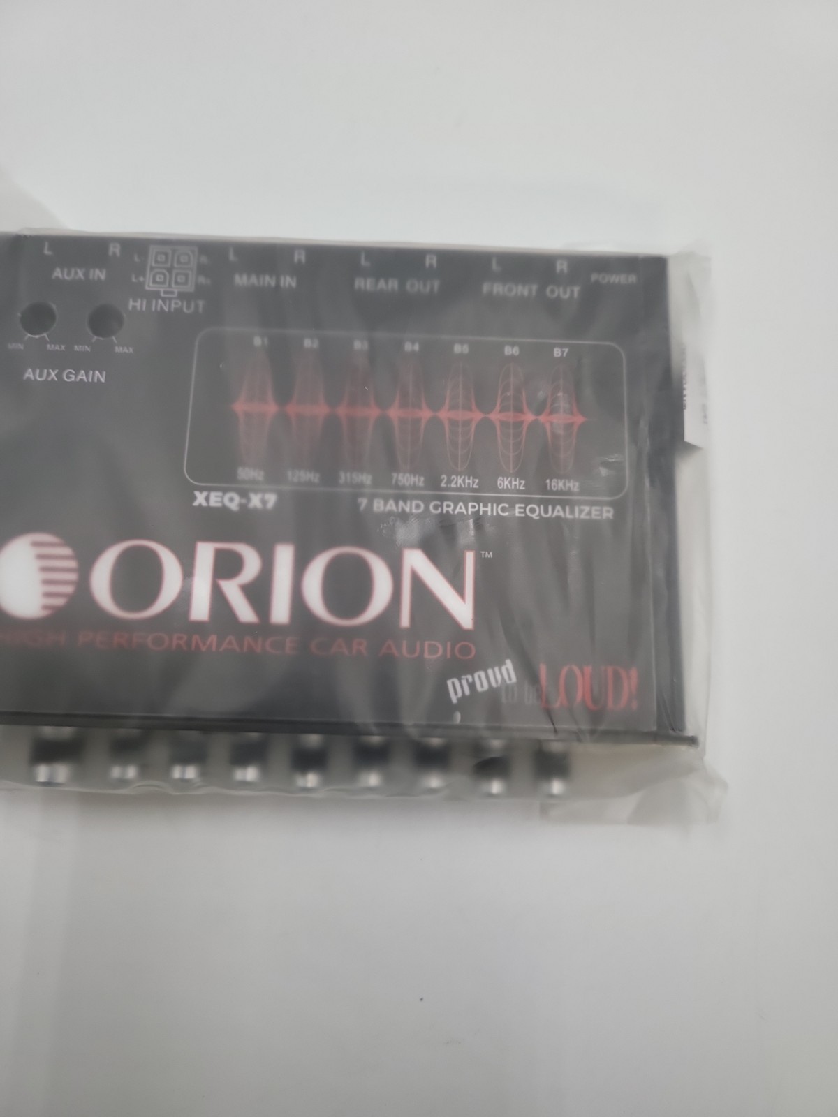 Orion High Proformance Car Audio XEQ-X7 - 7 Band Graphic Equalizer