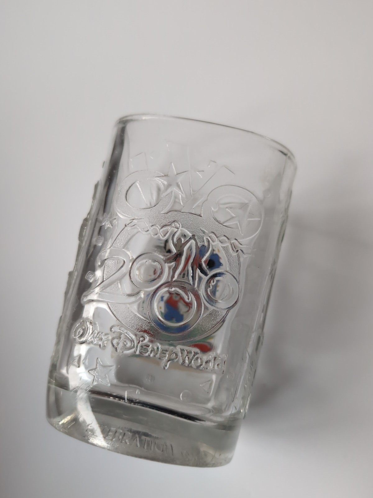 McDonalds Walt Disney World Celebration 2000 Collectors Glass Director Mickey