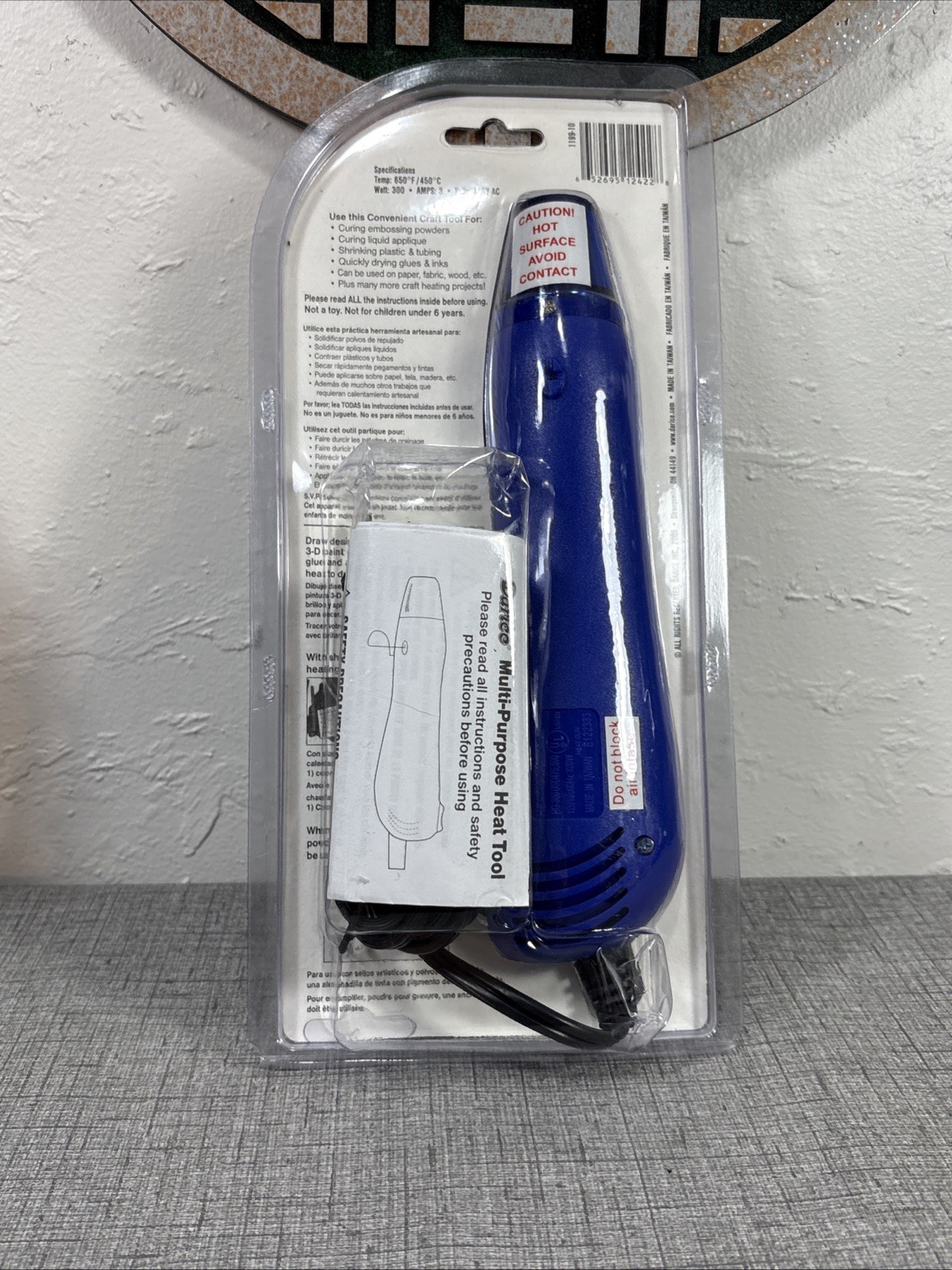 Darice Crafter's Toolbox Multi-Purpose Heat Tool With Support Bracket Easy NEW