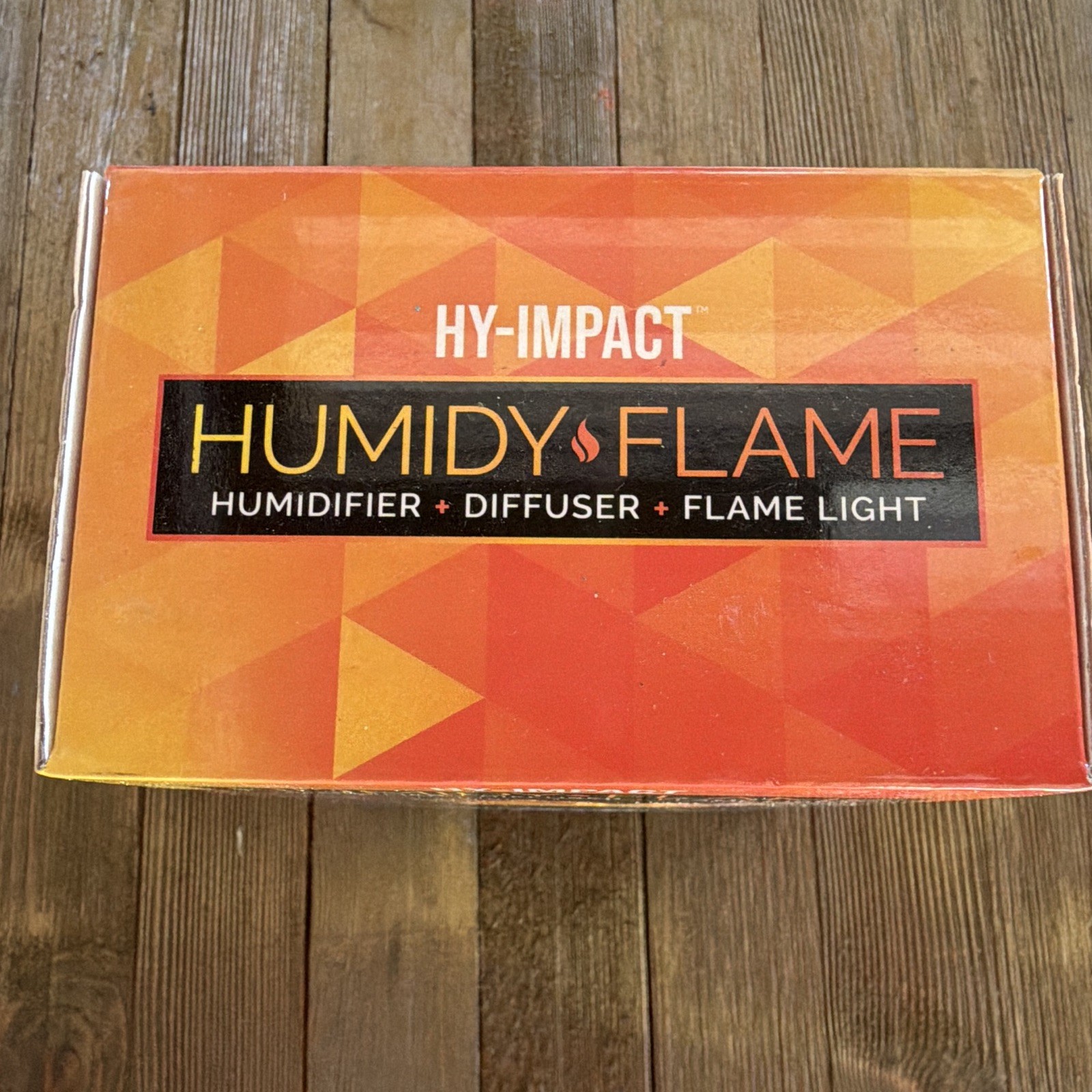 HY-IMPACT Humidy Flame Ultrasonic Humidifier Diffuser, USB 180ml Flame Light