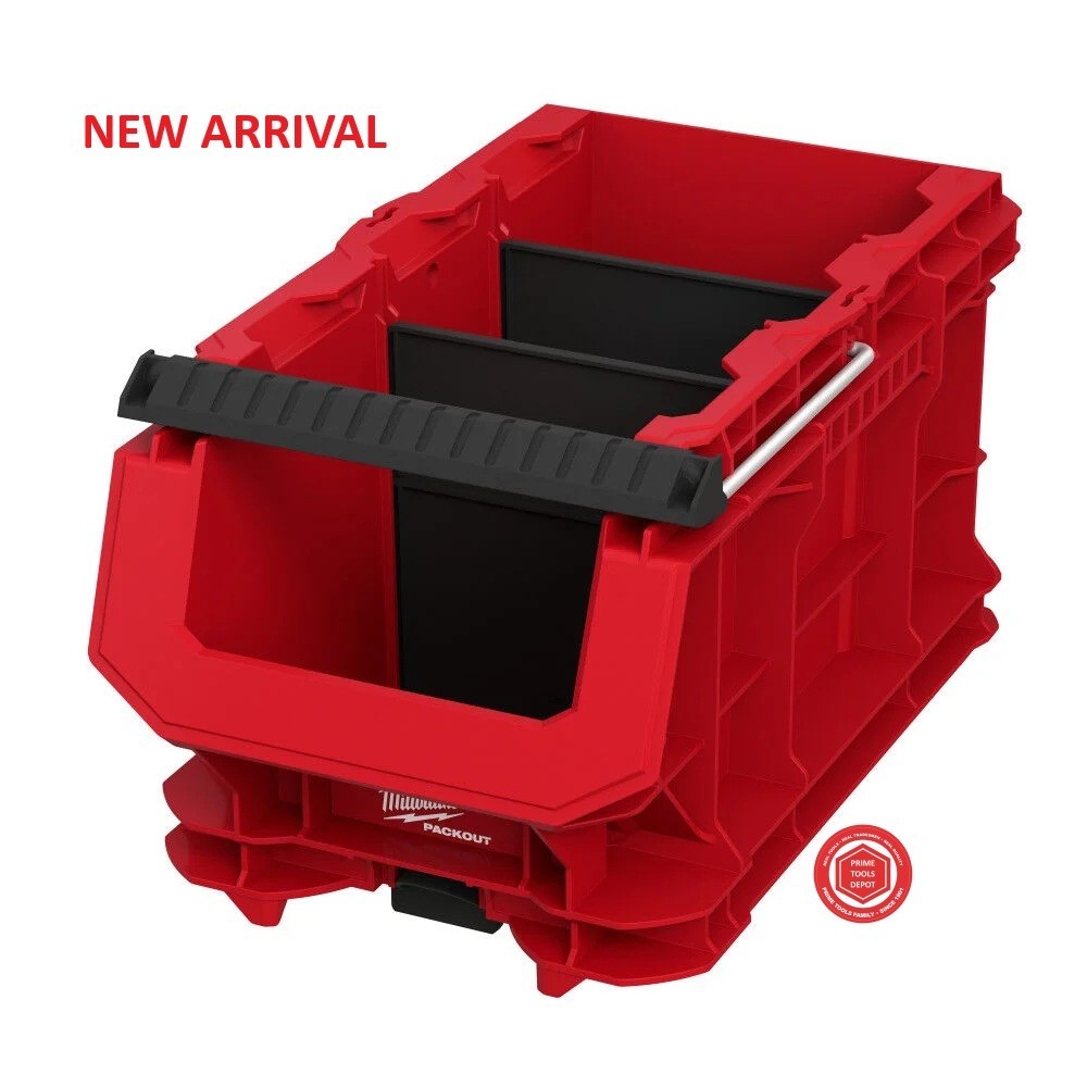 Milwaukee PACKOUT Compact Crate 48-22-8437 Modular Tool Storage Crate