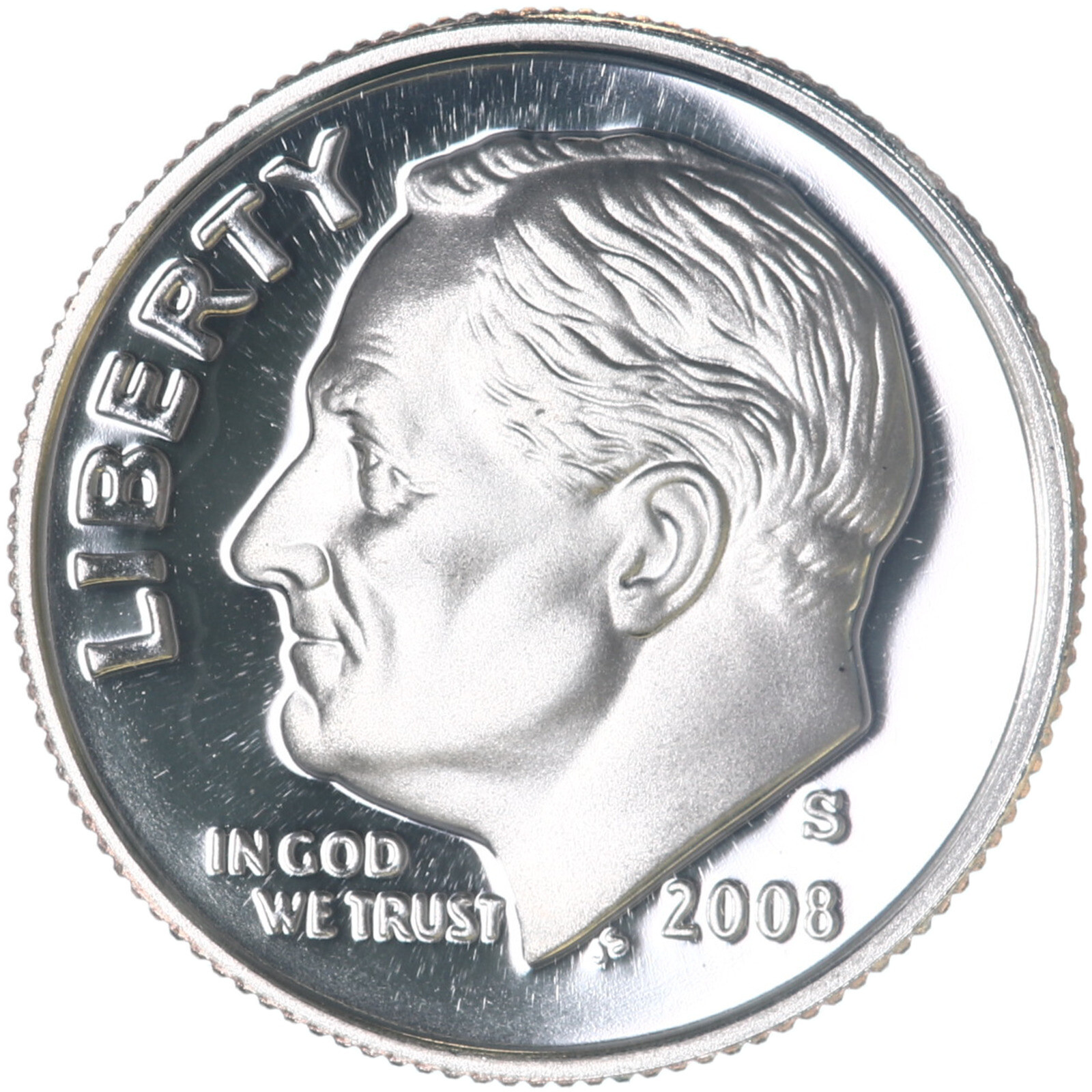 2000-2009 S Roosevelt Dime Gem DCam Proof Run 10 Coin Decade Set US Mint Lot