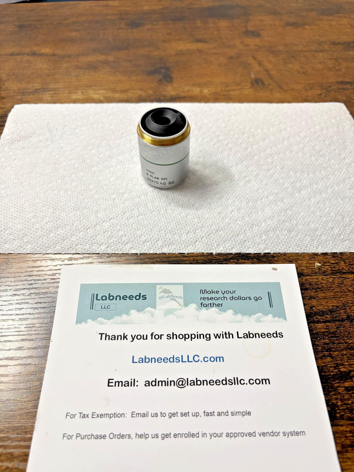 Leica N Plan Epi 20×/0.40 BD Microscope Objective – Reflected Light – 566067