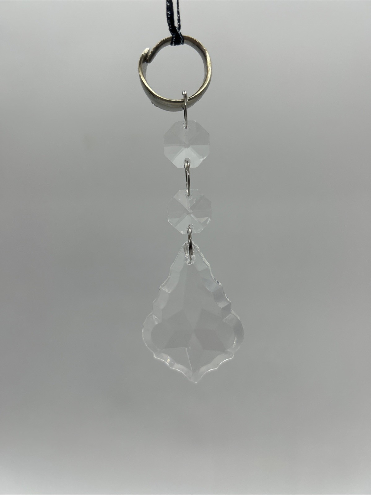 Upcycled Spoon Crystal Sun Catcher Ornament Gift Silverware Bent Cutlery