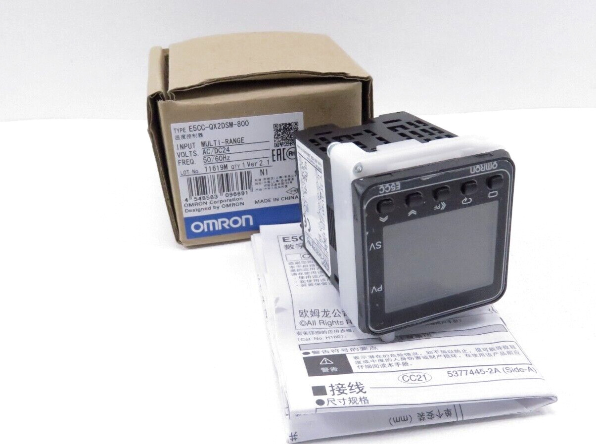 Omron E5CC-QX2DSM-800  Temperature Controller