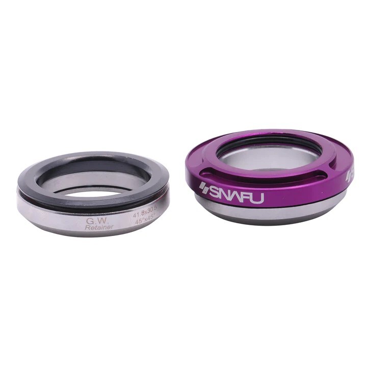 SNAFU FONTANEL BMX 1-1/8" INTEGRATED 45/45 HEADSET PURPLE
