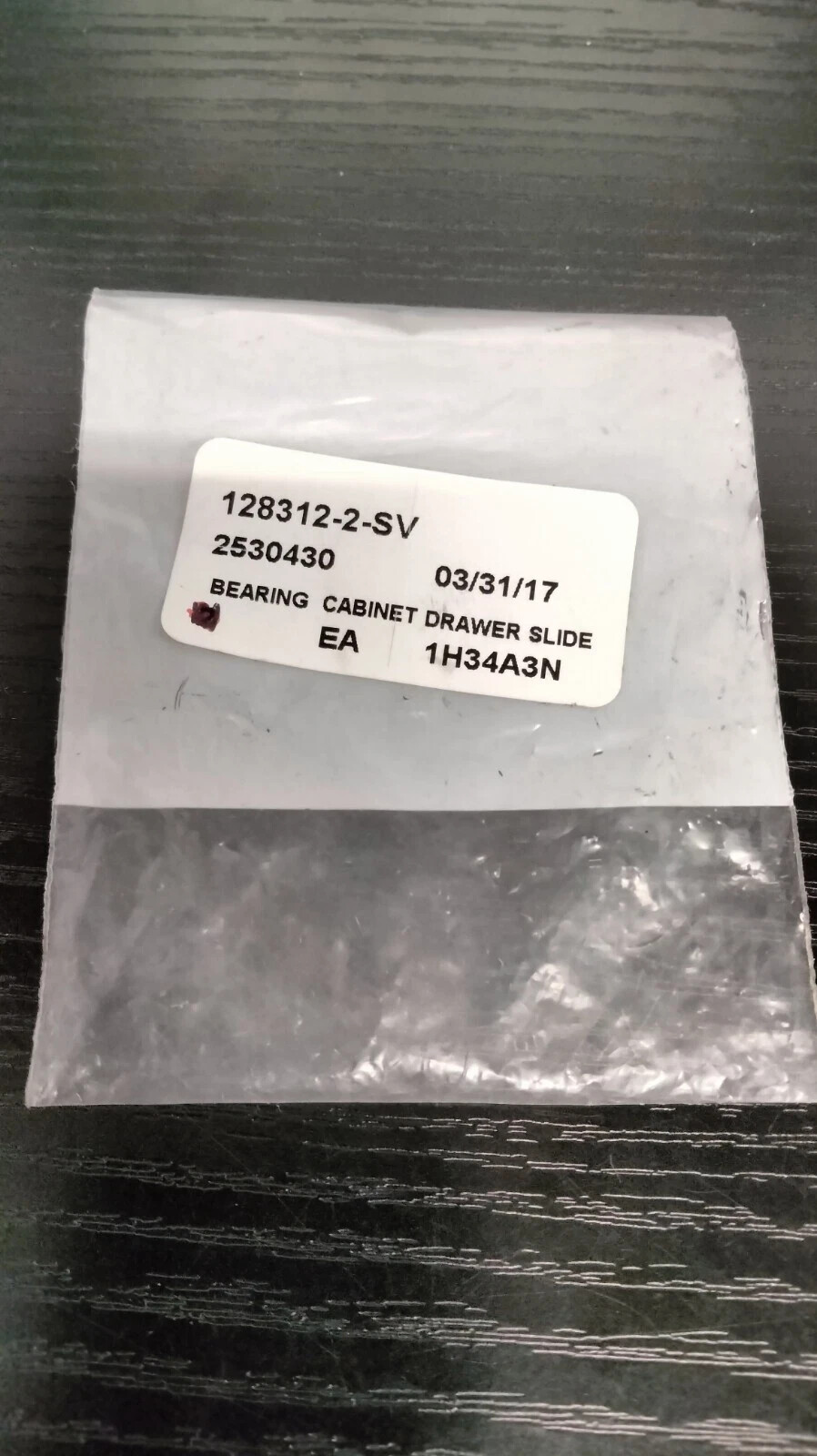 Stoelting 128312-2-SV Roller Bearing, Cabinet Drawer Slide