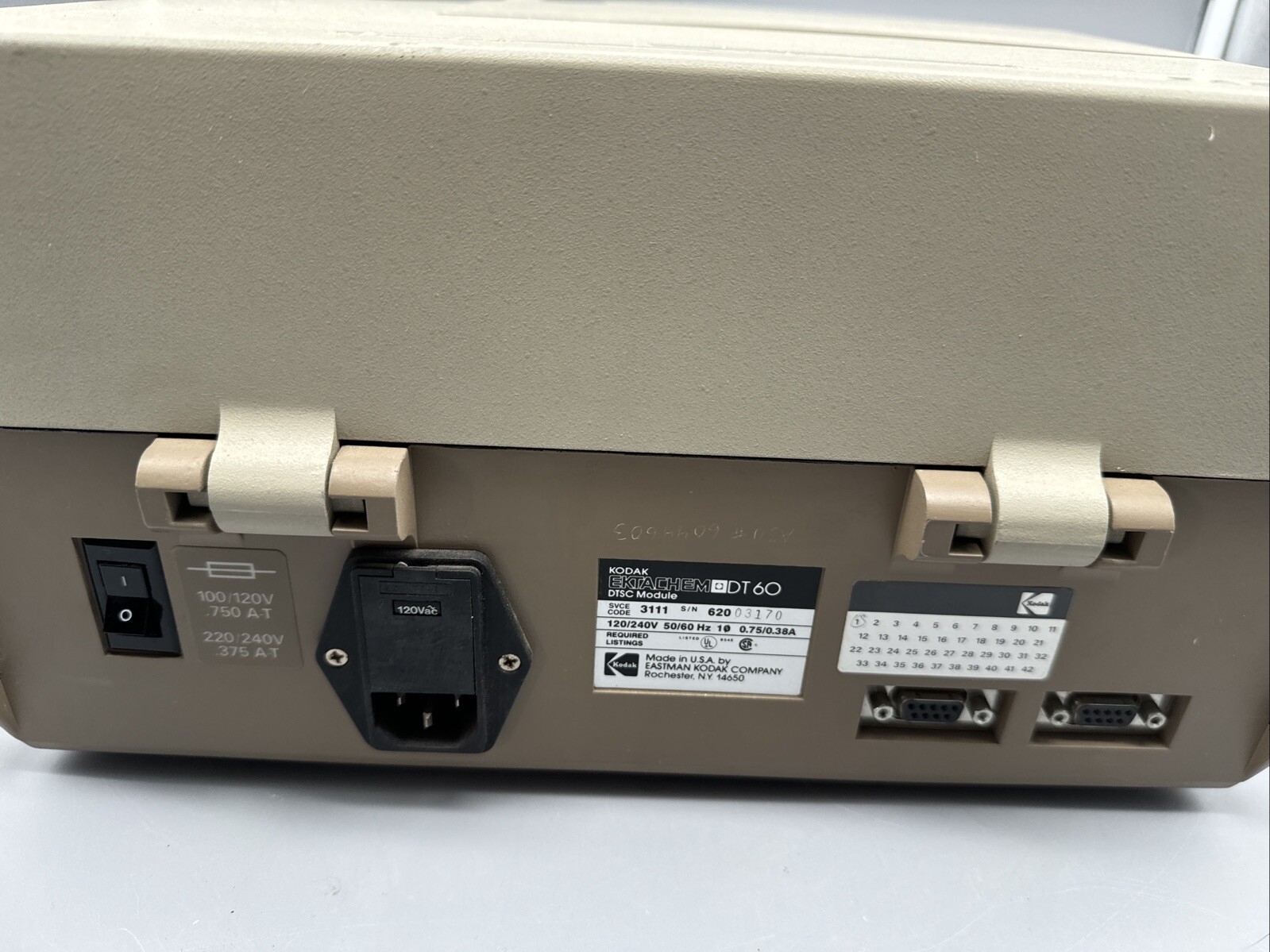 Kodak Ektachem DT60 Chemistry Analyzer