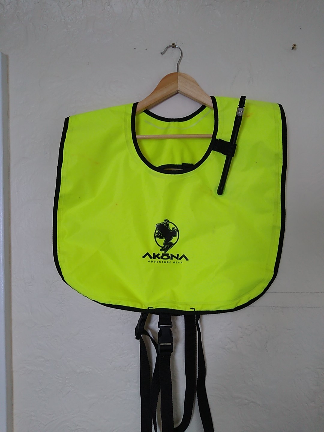 Akona Snorkeling Vest Neon Yellow Adventure Gear Adult Size Swim Beach Summer