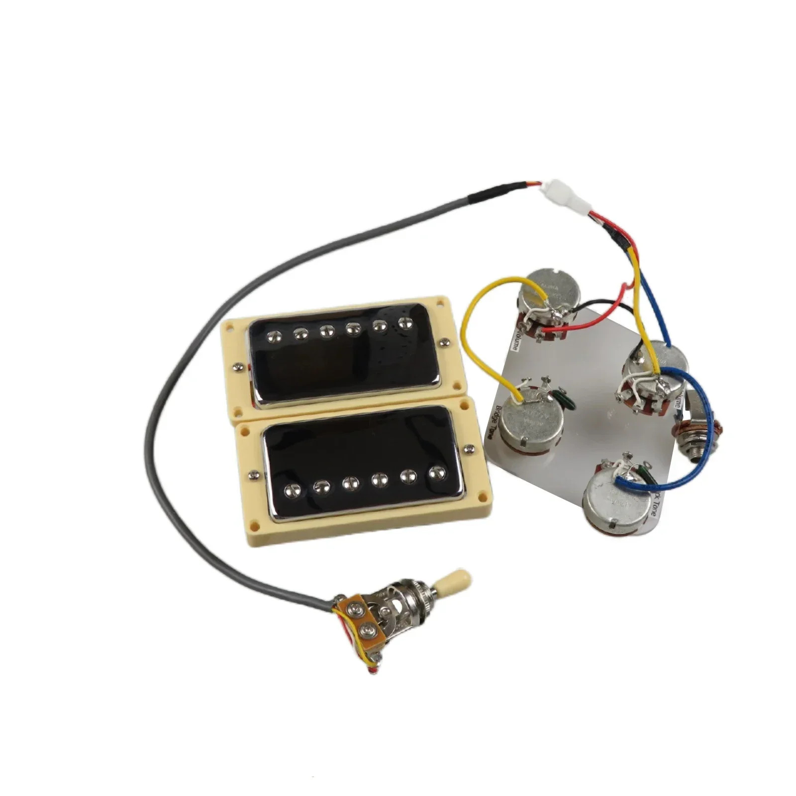 Ceramic Humbucker Pickups For Electric Guitar – Complete Wiring Harness Set
