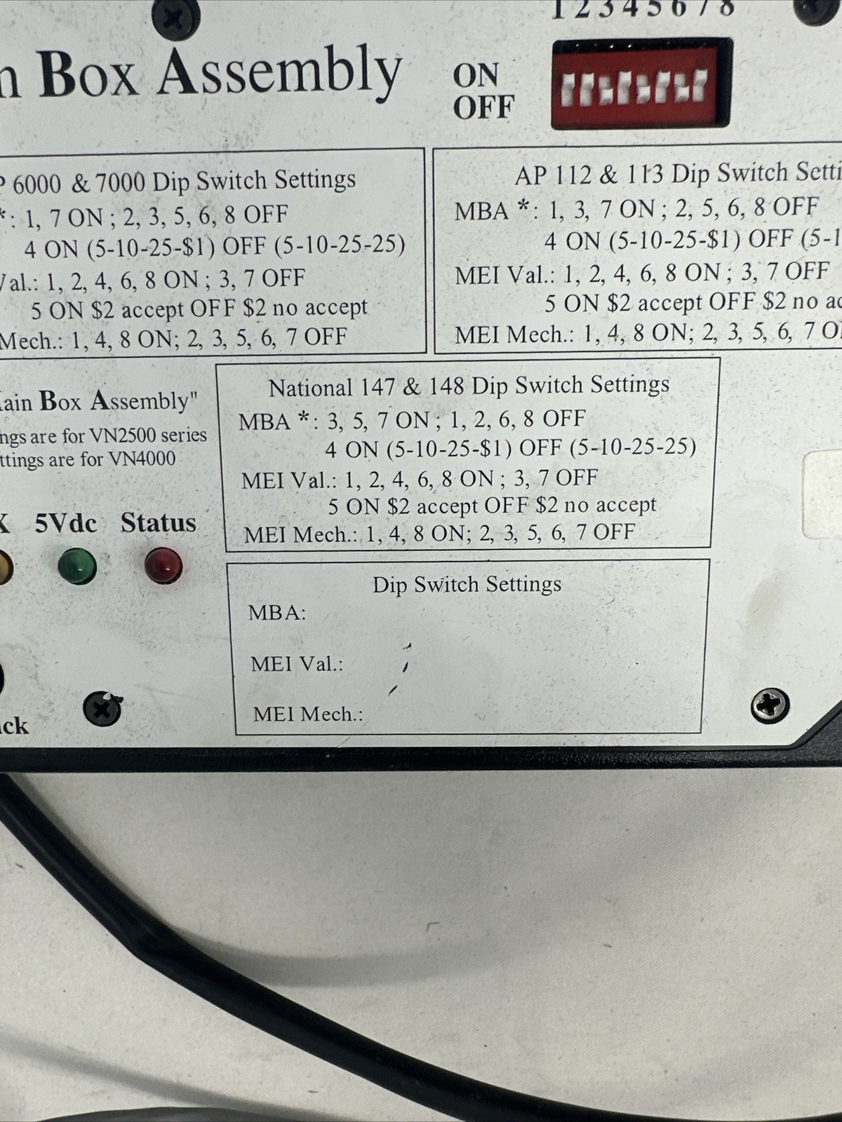 Vending Machine Conversion Kit Ap/national