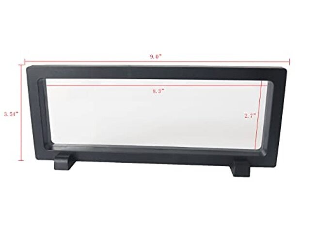 Coin Display Frame, Clear 3D Floating Holder Box Case for Challenge Coins,