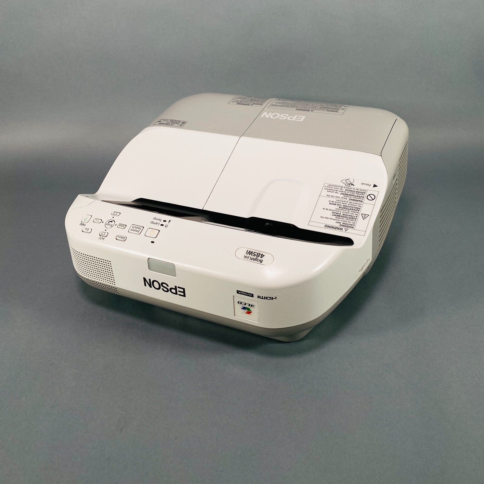 Epson BrightLink 485Wi 3LCD Projector UST 3100 ANSI Professional HD HDMI Bundle