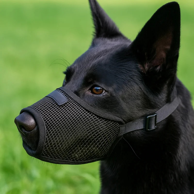 Dog Mouth Cover, Pet Dog Breathable Mesh Anti Bite, Can Drink Water