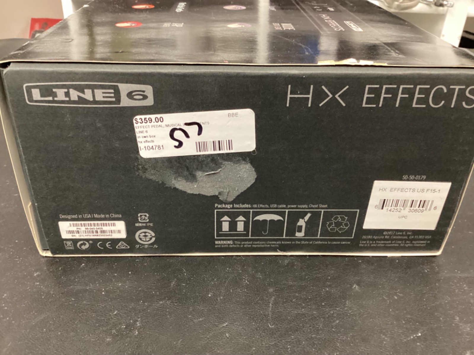 LINE 6 EFFECT PEDAL HX EFFECTS