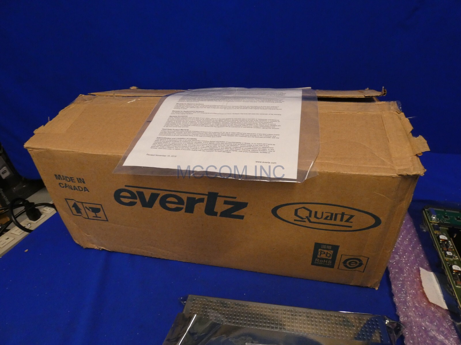 Evertz 3067VIP10G-3G-HW Advanced Multi-Image Display Board w/ backplane Open Box