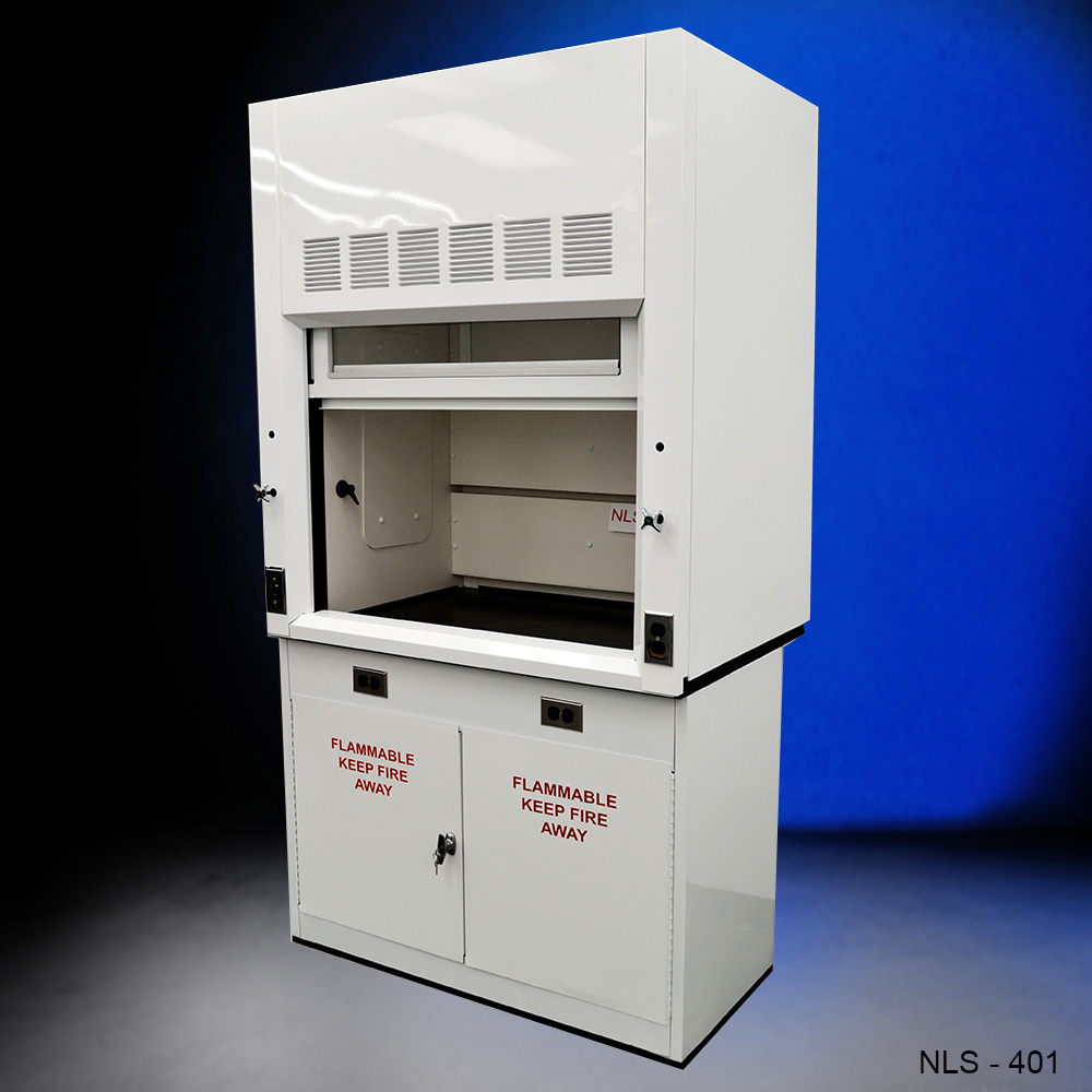 Laboratory 4' Fume Hood w/ Flammable Storage / E1-008