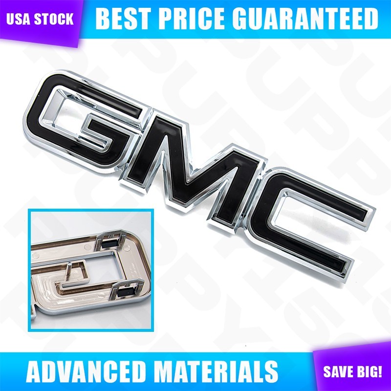 2007-13 For Sierra 1500 2500HD 3500HD Front Grille Emblem Inserts Badge 15256164
