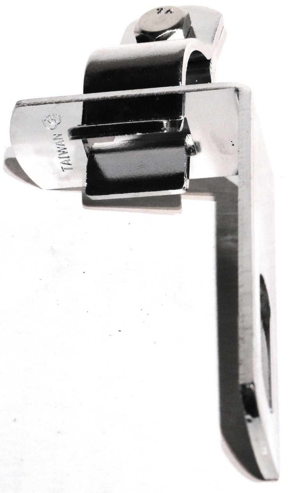 Mirror Bracket Side Mount Adjustable Clamp Pipe 7/8" or Larger Chrome GG#33164