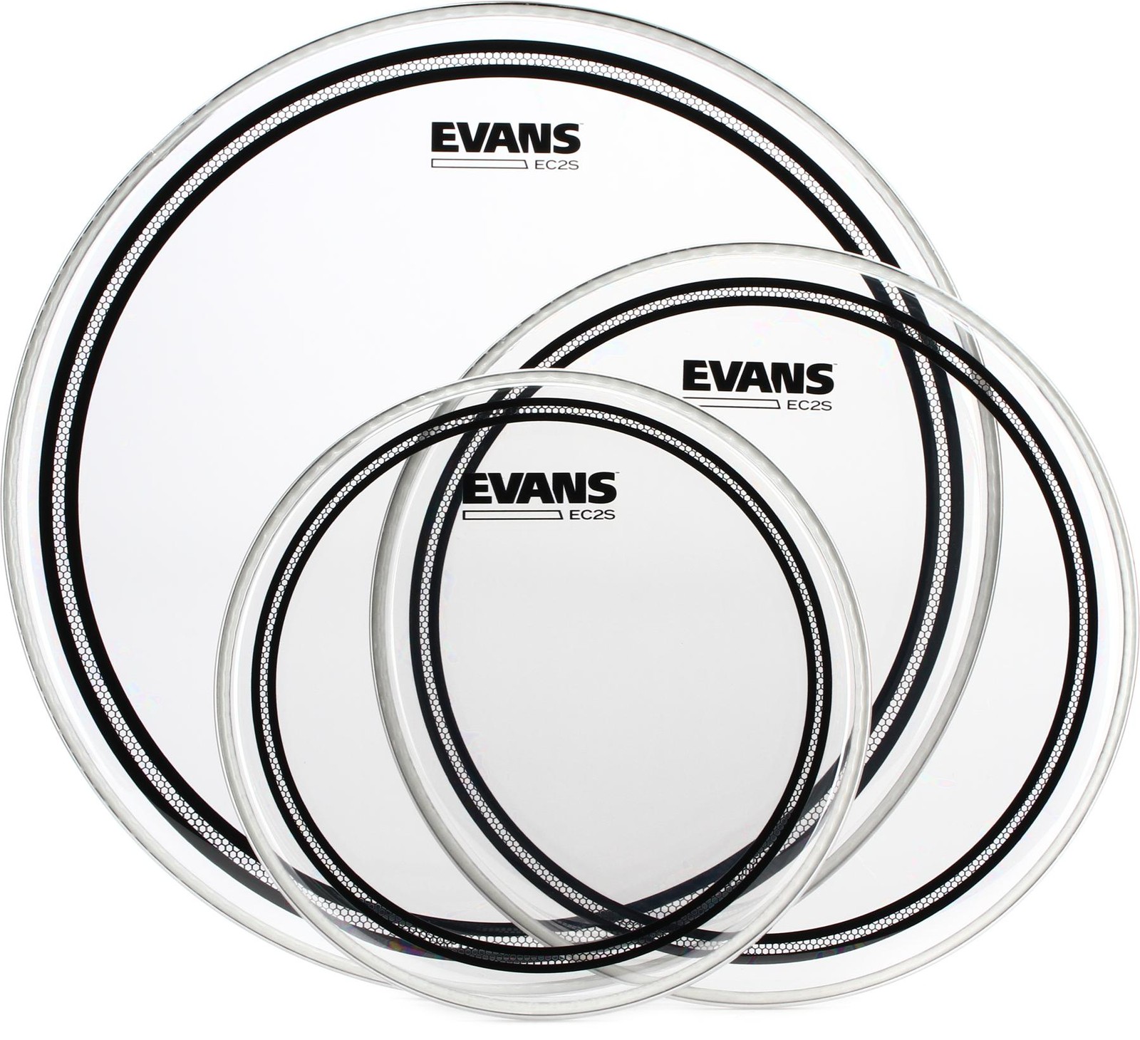 Evans ETP-EC2SCLR-R + Aquarian SKII22 Value Bundle