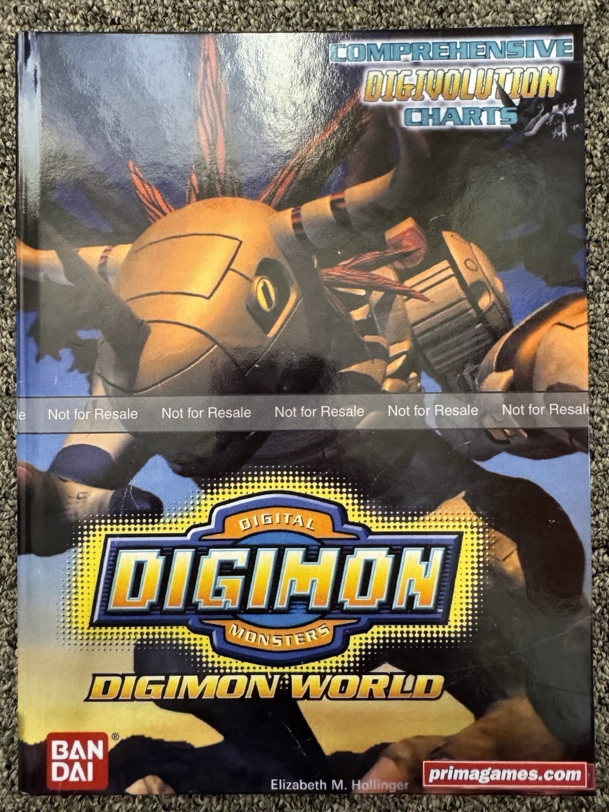 Digimon World Hardcover Strategy Guide Custom