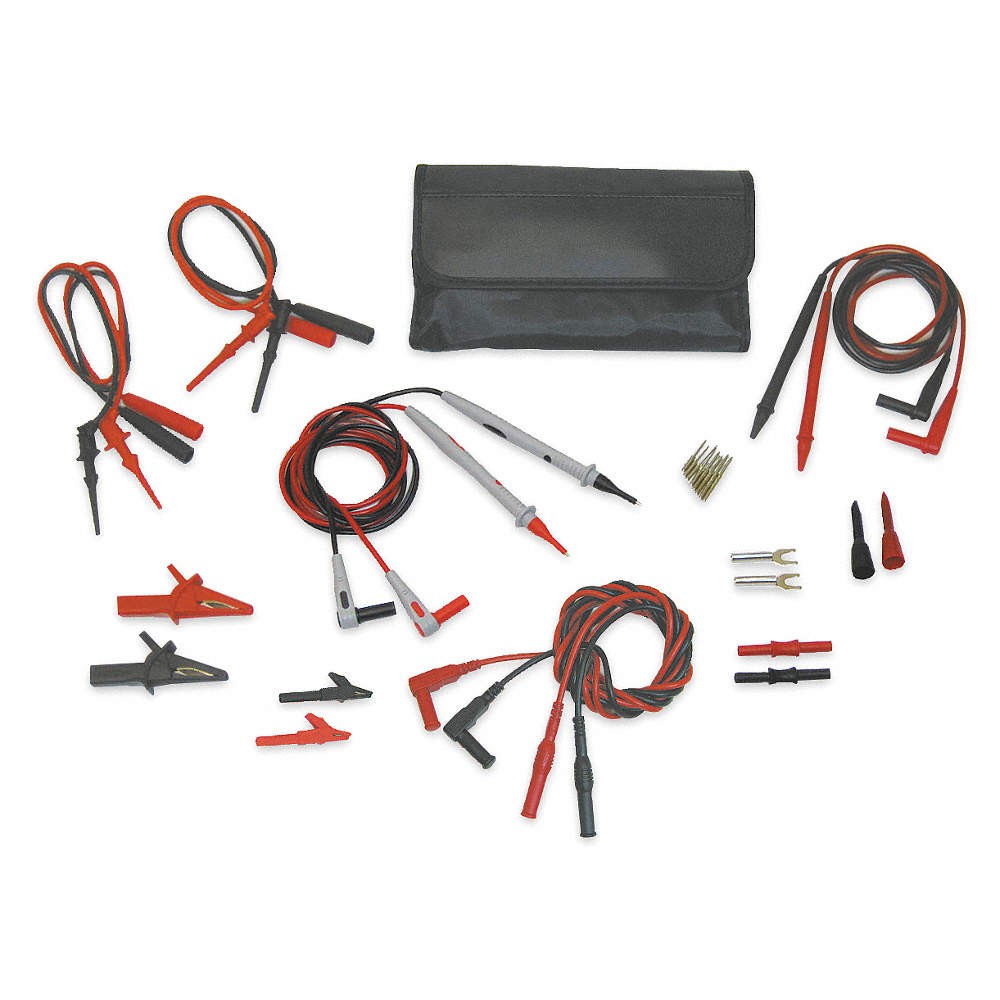 GRAINGER APPROVED 4WRE3 Test Lead Kit 4WRE3