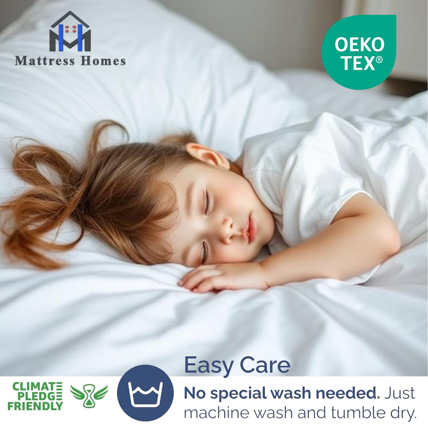 Queen Size Flat Sheet - Hotel Quality Top Bed Queen, 01 White Solid
