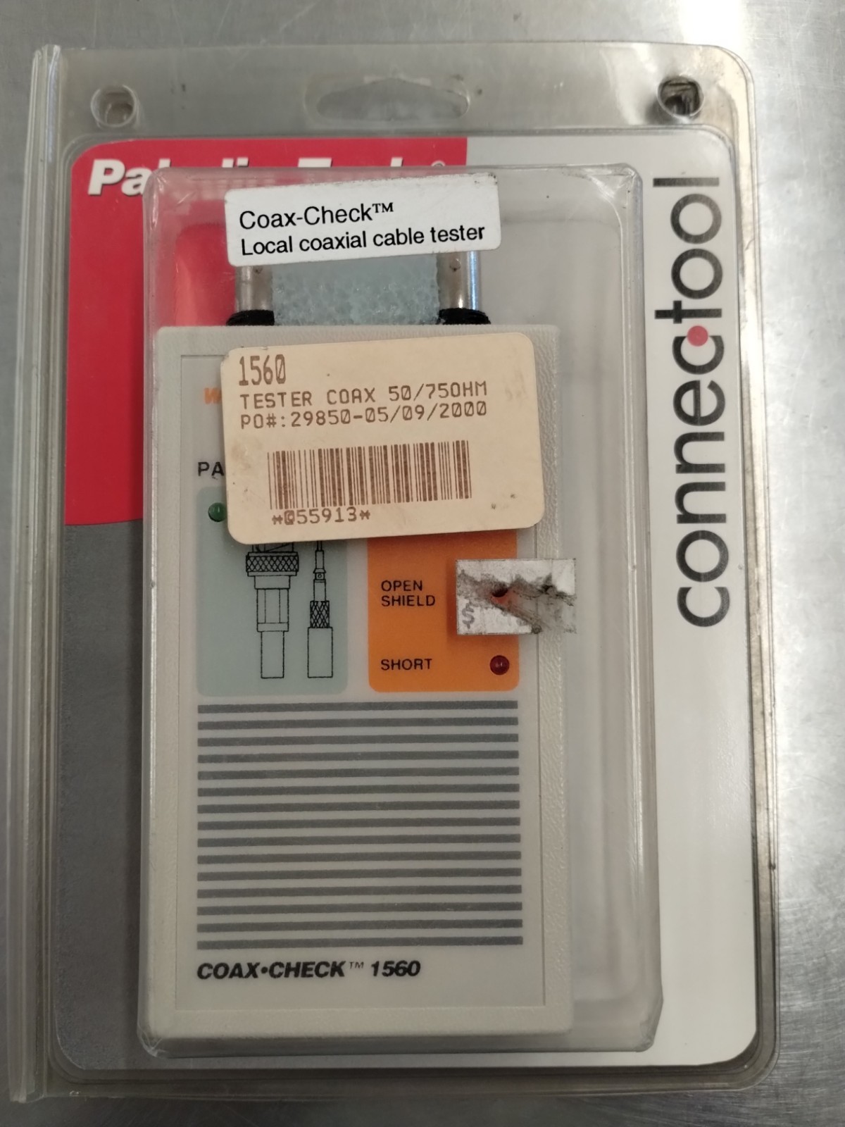 Paladin Tools 1560 Coax Check Plus Tester NOS