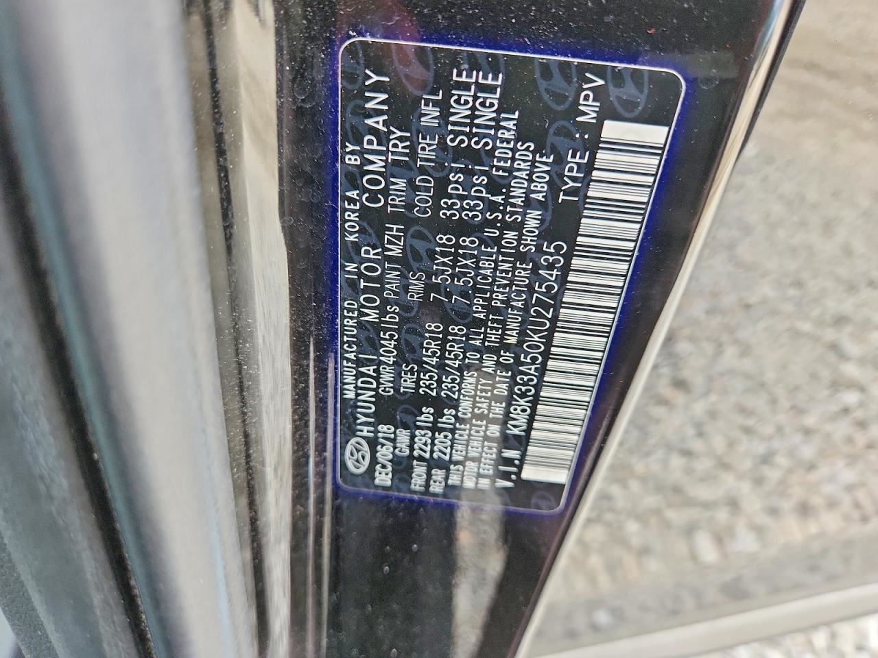 KONA 2019 Glove Box 4948668
