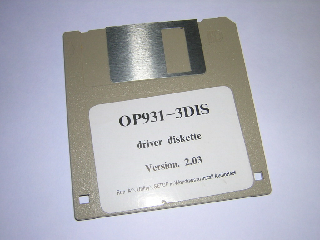 Vintage Opti OP931-3DIS Sound Card Software Install Windows PC Floppy (1994)