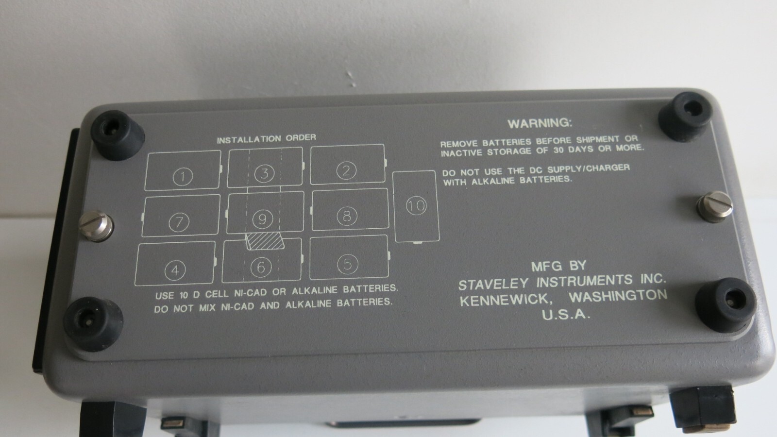 STAVELEY INSTRUMENTS 9020016.04 Flaw Detector