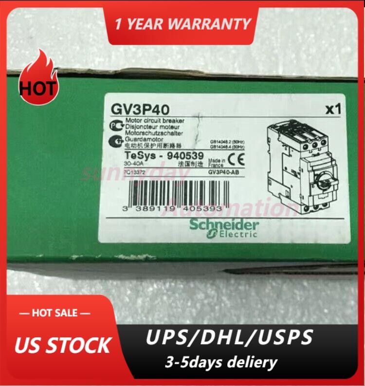 For NEW schneider GV3P40 Motor protection circuit breaker US Free TAX