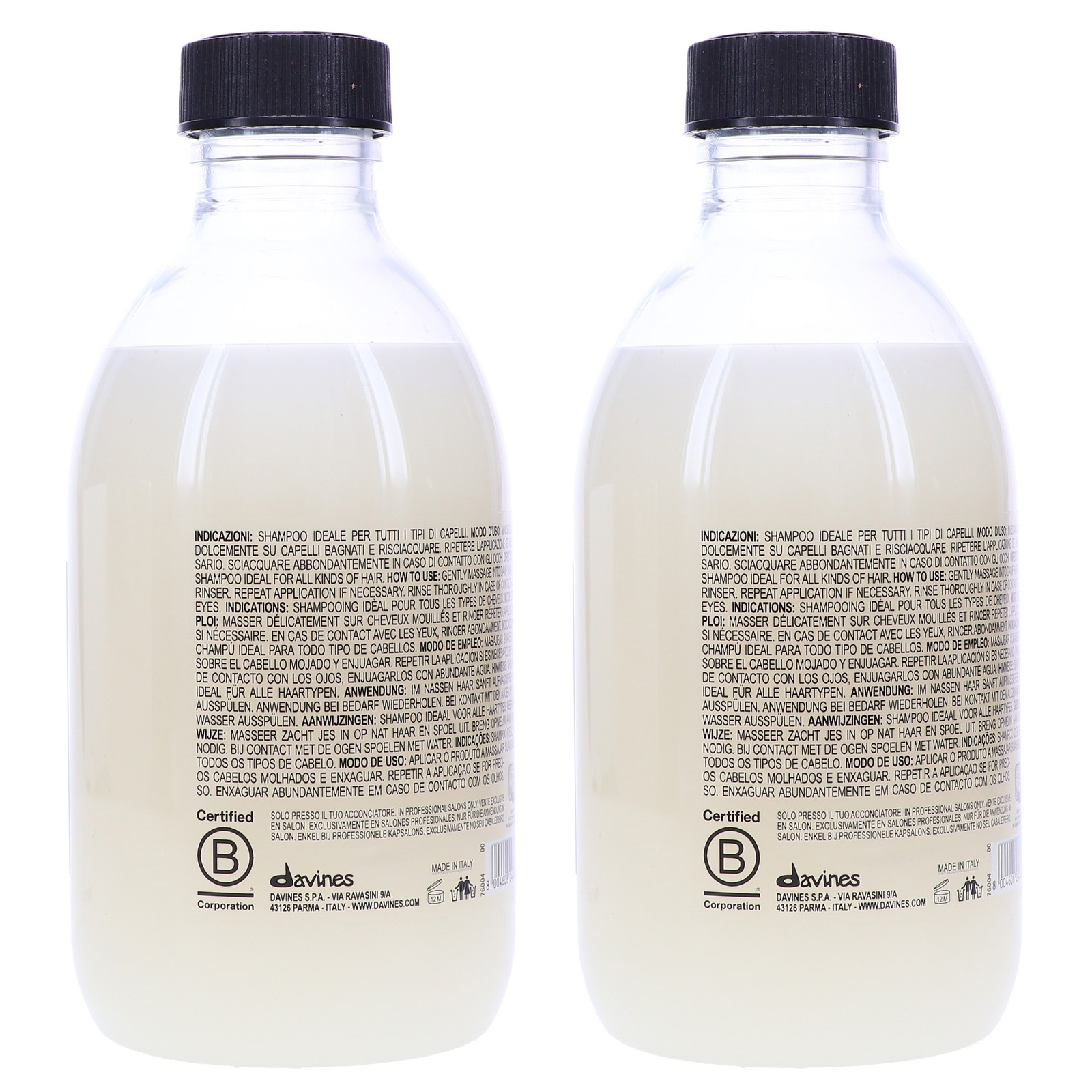 Davines OI Shampoo 9.47 oz 2 Pack