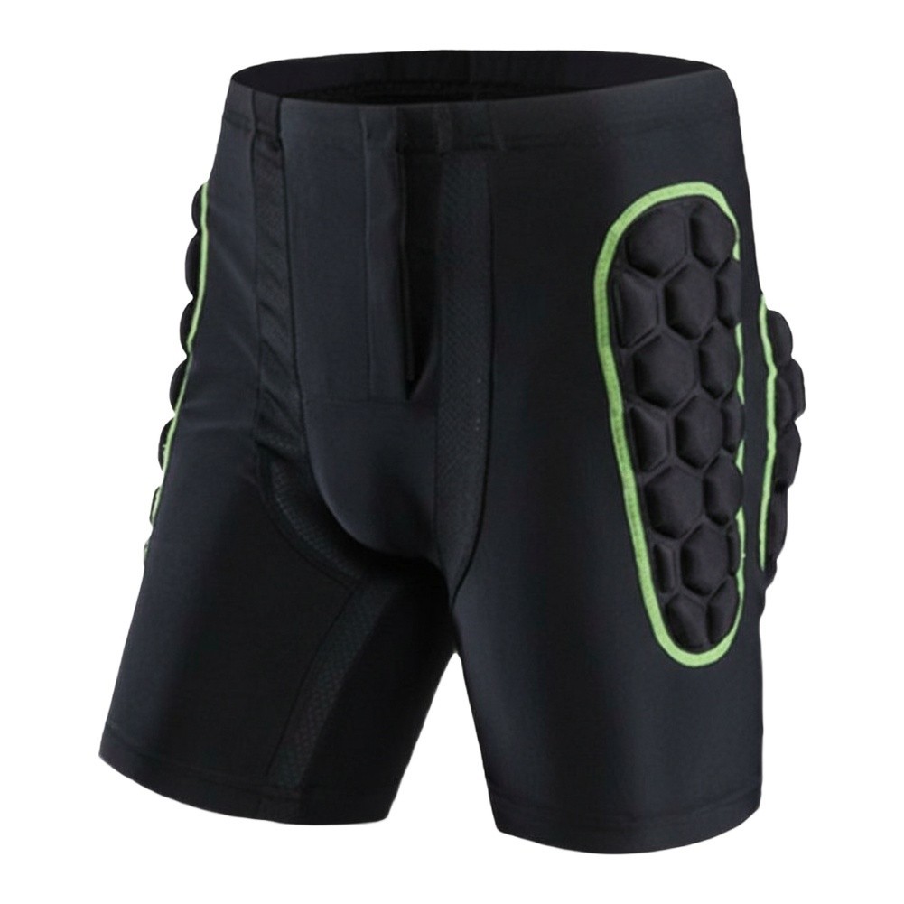 Men and Women Compression Hip Protecting Shorts for Ski and Skate Activities