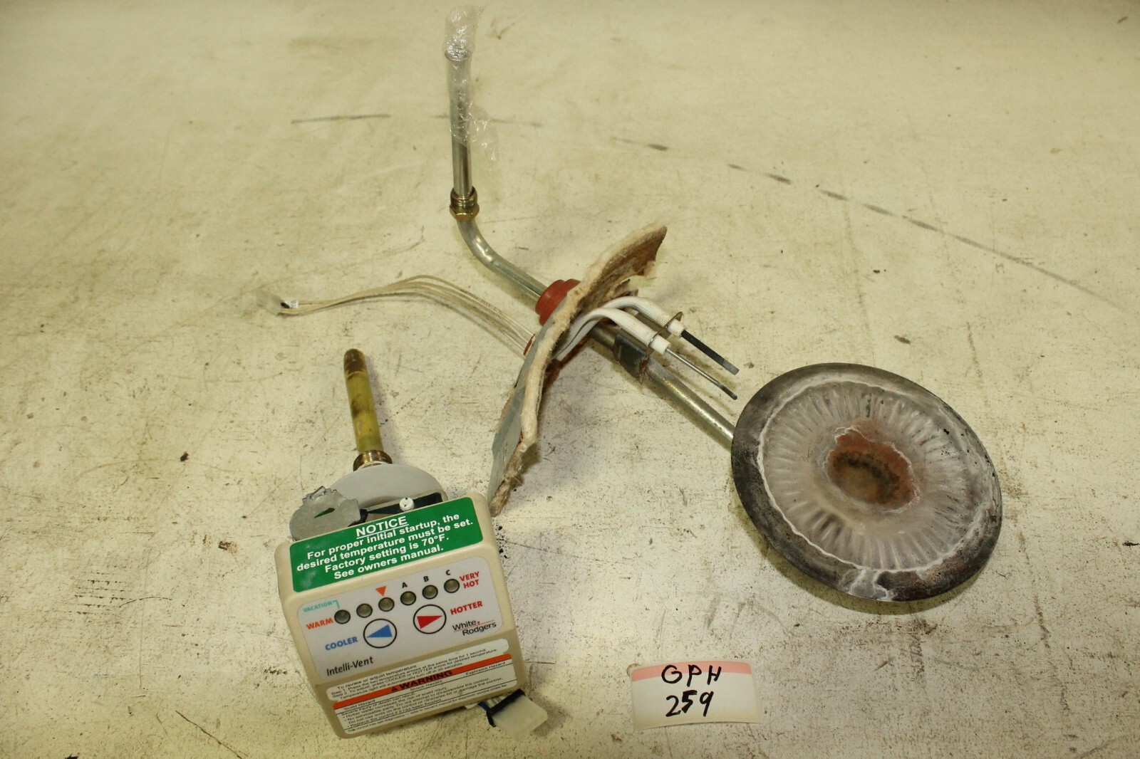 White Rodgers Thermostat Gas Control for Natural Gas, 2.25" & Burner Assembly